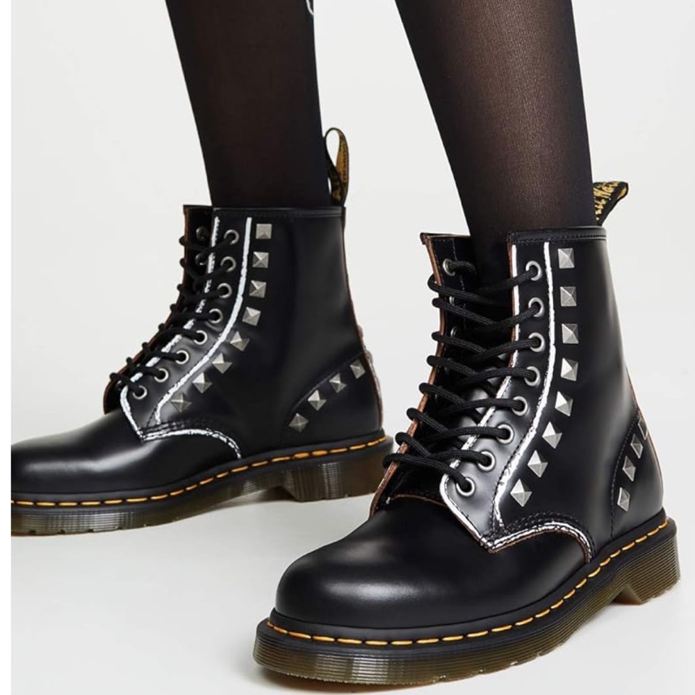 Dr. Martens Women's 1460 Stud 8 Eye Boots